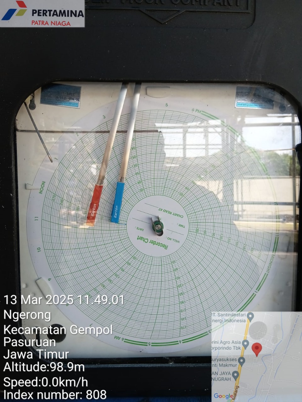 Sewa Alat Hydrotest Barton Chart Recorder